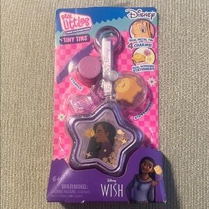 Disney Real Littles Tiny Tins Star Keychain - Pink and Purple